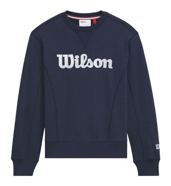 Кофта для девочки теннисная Wilson Youth Team Crewneck - classic navy