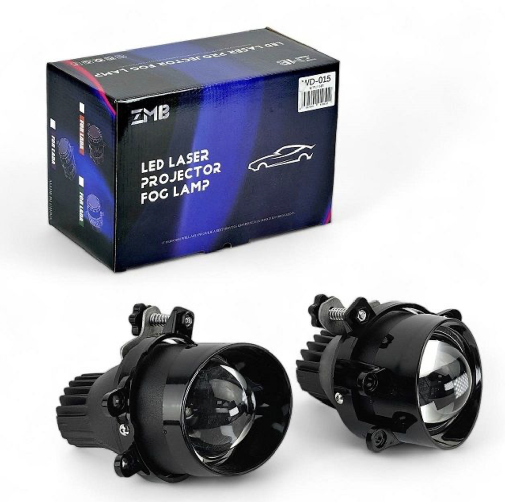 НЕТ - WD015 (PRO) / ПТФ с линзами (ближний, дальний) для Toyota/Lexus, светодиодные противотуманные фары (2 шт. / комплект)