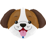 Шар Фольгированный Голова Собаки (Ассорти)