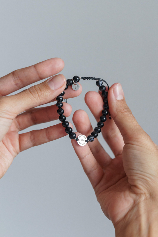 Браслет "Memo about Health" шамбала из агата