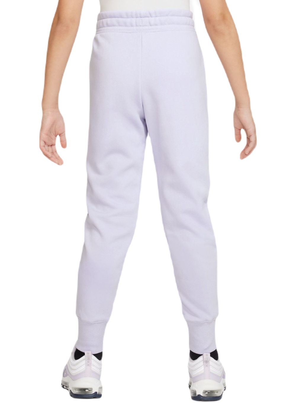 Штаны для девочки теннисные Nike Sportswear Club French Terry High Waist Pant - oxygen purple/white
