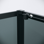 Душевой уголок Grossman Cosmo 100х80 120.K33.02.1080.21.10 профиль Черный матовый стекло тонированное