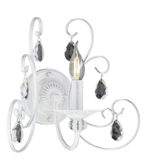 B1017/1W WH+SIL (1/10) Бра Veneto Luce