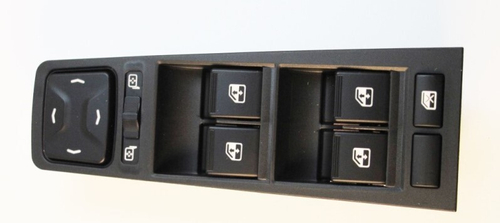 Кнопка стеклоподъем. /2180 Lada Vesta/ блок на 4 стеклоп.+джойстик зеркал+блокировка стекол (Cartronic)