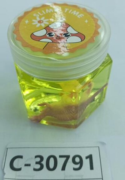 Лизун в банке 140 г с дракончиком, 4 цвета микс, с-30791