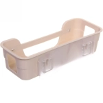 Полка для ванны с липким слоем «Стайл»бежевая 28х11х7см