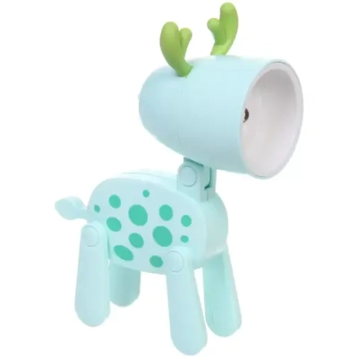 Настольная лампа «Sweet - Жирафик» LED 5,5*5,5*9,6 см, батарейки AG3 0.2W, Зеленый