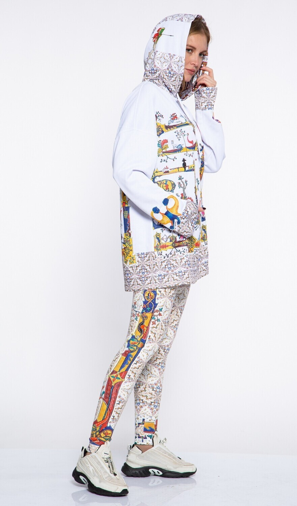 Худи "Лабиринт", по мотивам средневековой Псалтыри Латтрелла