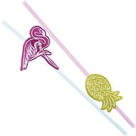 Трубочки для коктейля Гавайи Фламинго