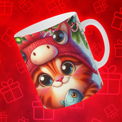 Кружка "У кота много рыбов 3"