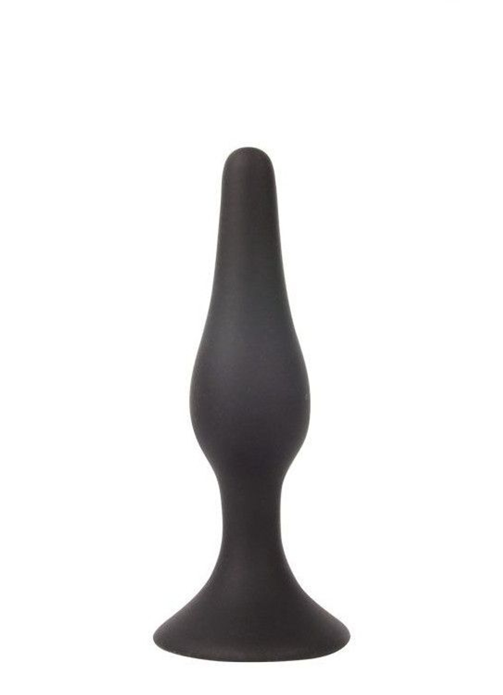 Чёрная анальная пробка Sex Expert - 9,5 см.