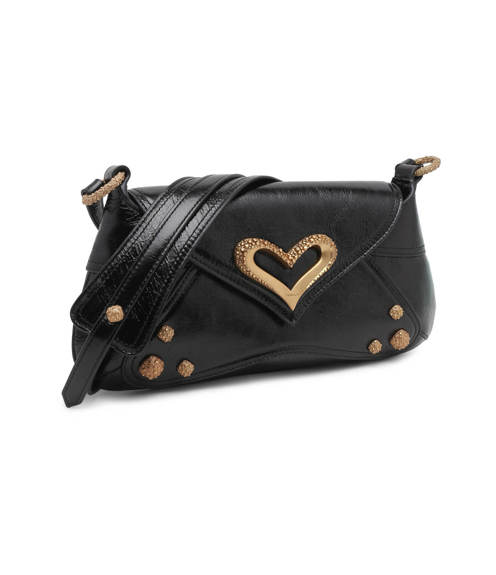 Кожаная сумка через плечо Pinko - черный(102829 A1EO)