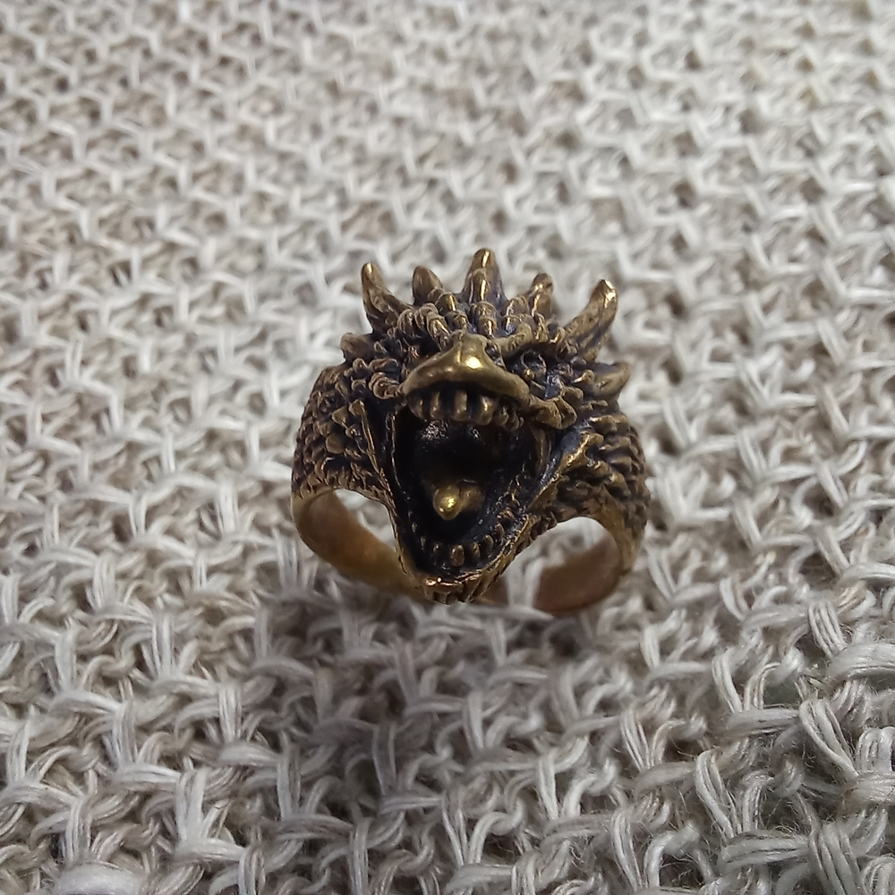 Кольцо. Дракон кричащий малый