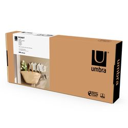 Вешалка настенная Picket, 5 крючков, белая