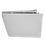 Унитаз подвесной Azario Dezi White 355х515х340 безободковый, слив "скрытое Торнадо", с быстросъемным сиденьем "Микролифт" (AZ-W05-SW)