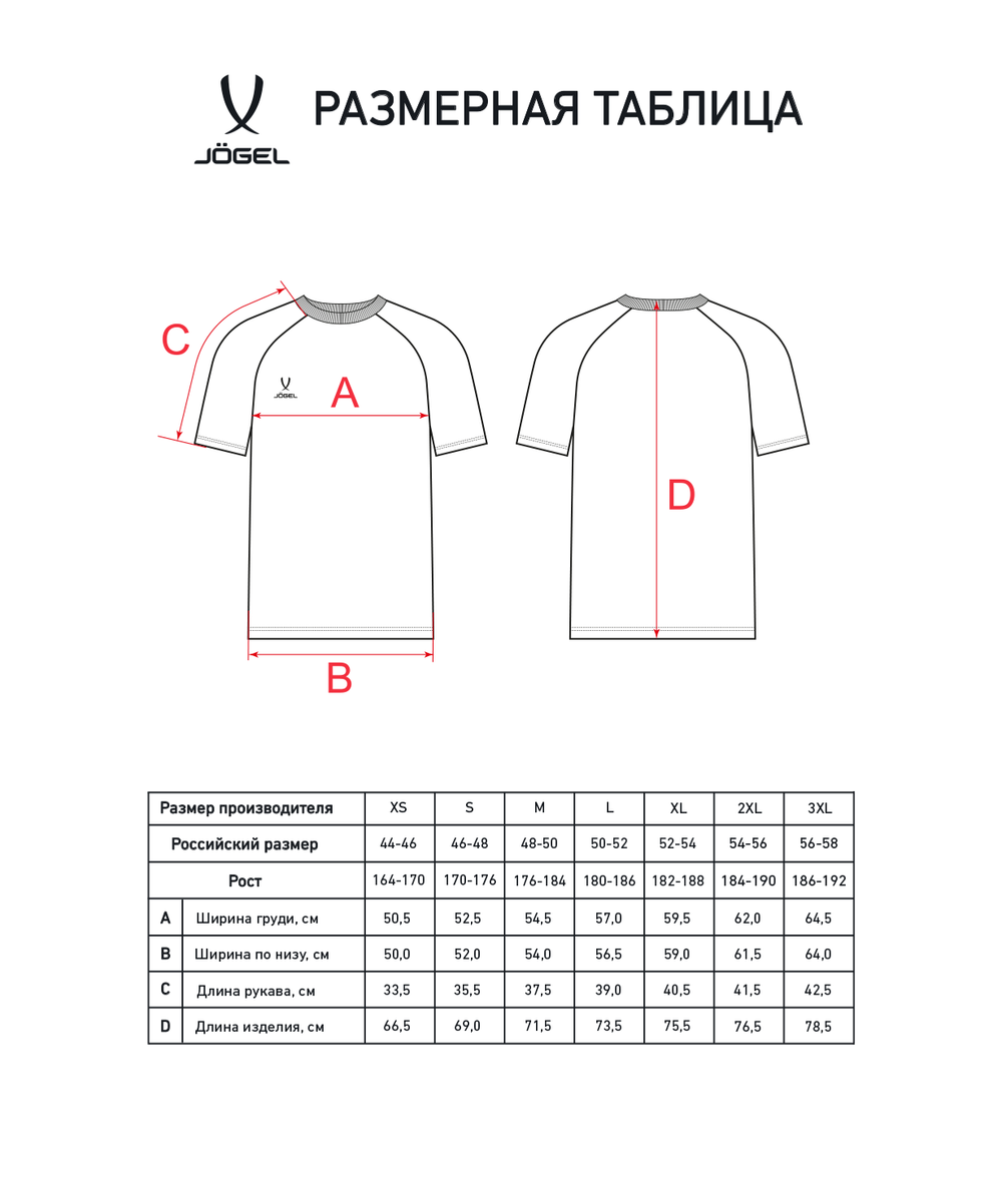 Футболка ESSENTIAL CVC Tee, черный