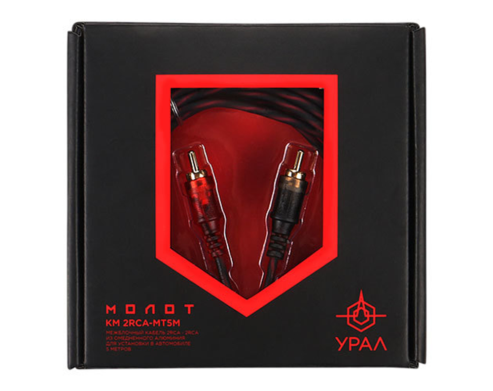 Межблочный провод Ural KM 2RCA MT5M - BUZZ Audio