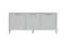 Тумба Type 3 двери ширина 160 см (светло-серый)