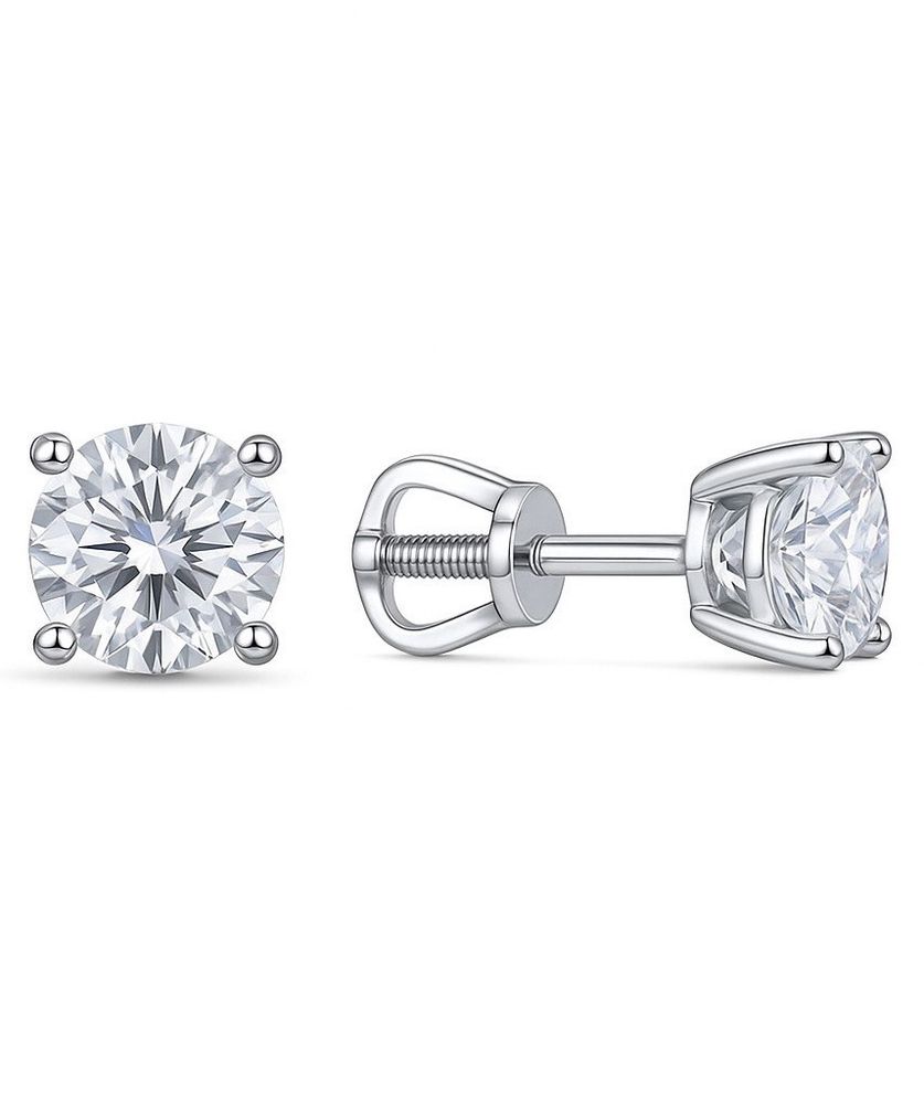 Серьги-гвоздики с бриллиантами 0.25 карат