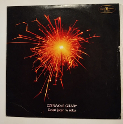 Винтажная виниловая пластинка LP Czerwone Gitary Червоны Гитары Dzien Jeden W Roku (Польша 1976)