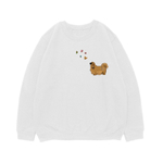 Свитшот "Пекинес и бабочки"