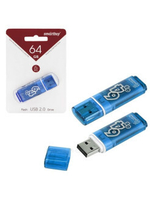 64GB USB Smartbuy Glossy series blue
