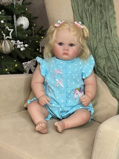 Кукла Реборн мягконабивная 60см в пакете (FA-005A)