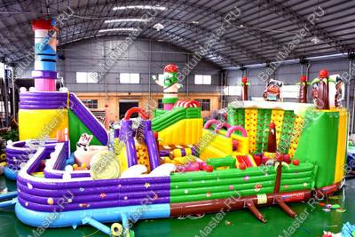 Надувной батут «Детский мегапарк» 18*18*8 м