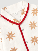 Пижама с воротником Mjölk Анисовые звёздочки