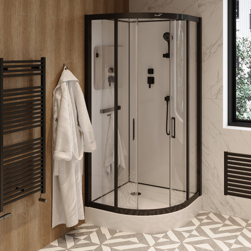 Душевая кабина Ceruttispa (ЧеруттиСпа) VIVA 91B, с низким поддоном, 90x90x215