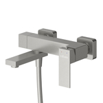 Смеситель CEZARES SLIDER-VD-IN для ванны и душа с поворотным изливом, с ручным душем, шлангом и держателем