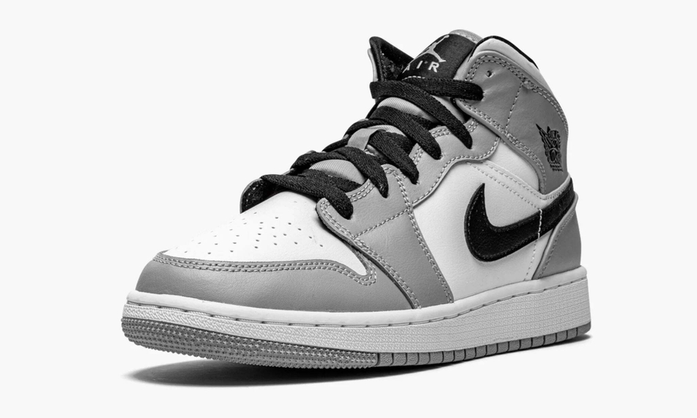 Air Jordan 1 Mid GS "Light Smoke Grey"