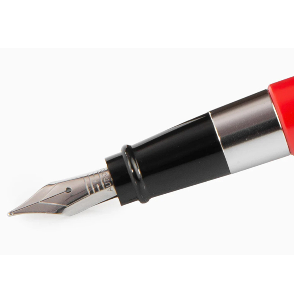 Перьевая ручка Aurora TU Resin Red CT, перо - F, в подарочной коробке