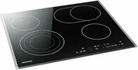 Электрическая варочная поверхность Samsung "NZ64T3536DK", 4 конфорки, черная