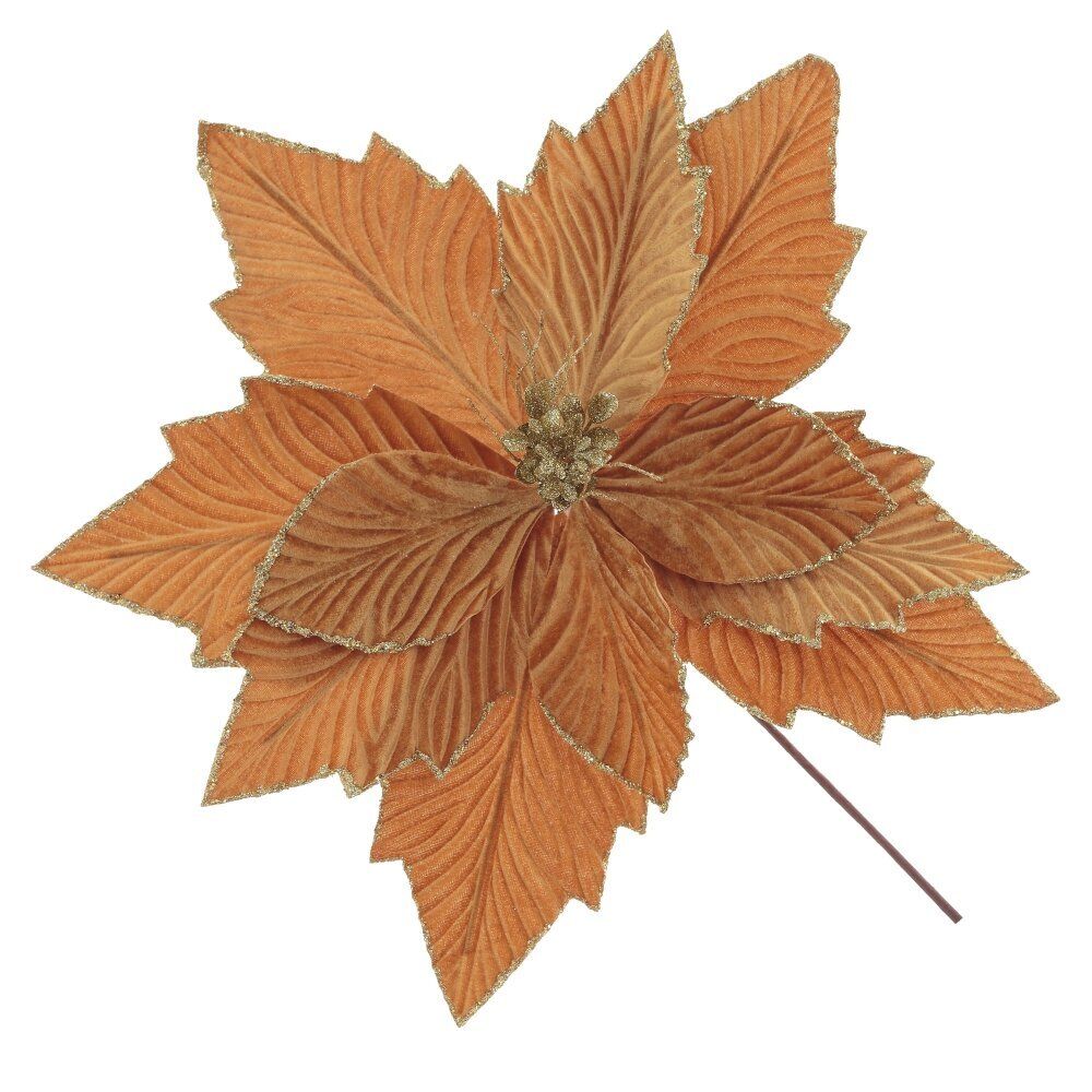 GAEM Цветок искусственный "Пуансеттия", L42 W42 H45 см, 2в.