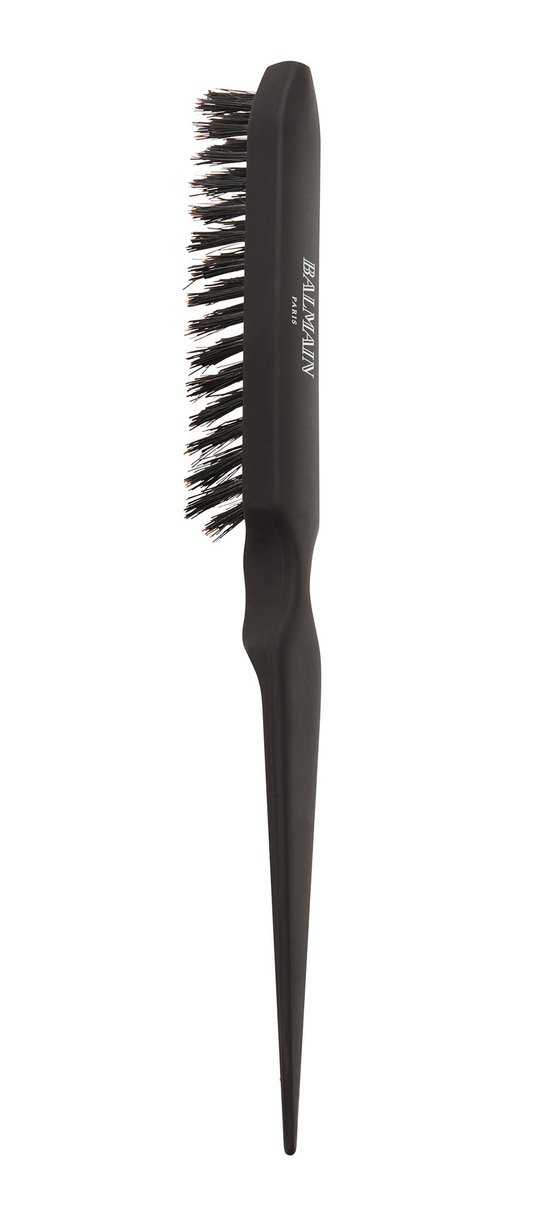 Balmain Hair Couture Черная расческа Professional Boar Hair Backcomb Brush Black