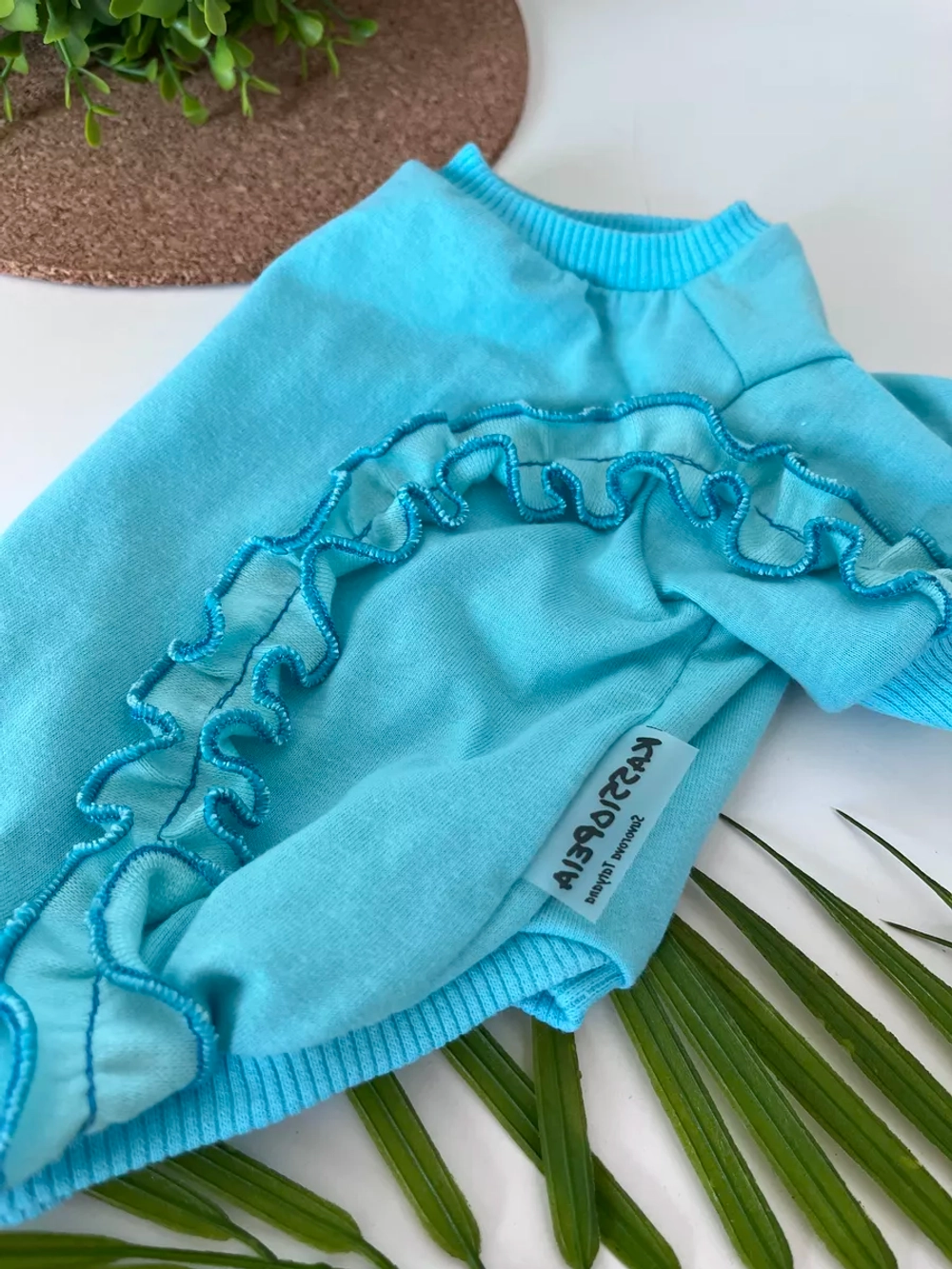 Трикотажная футболка для собак и кошек с рукавом