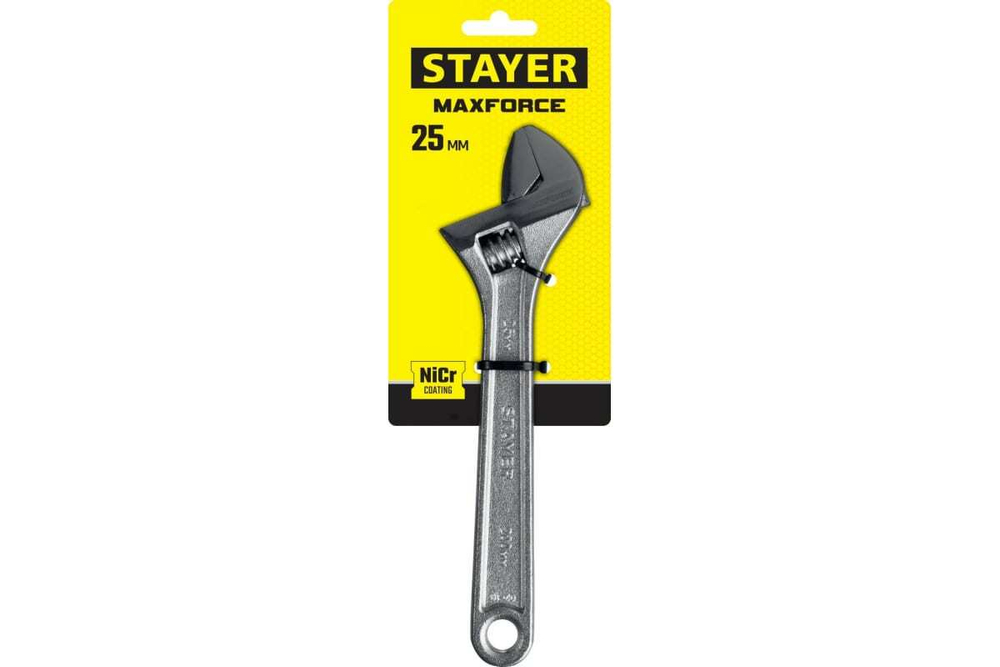 Разводной ключ Stayer MAX-Force, 200 / 25 мм, 2725-20_z01