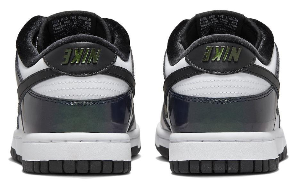 Nike Dunk Low SE "Just Do It" trend lightweight and comfortable non-slip low-top sneakers women's white and dark blue