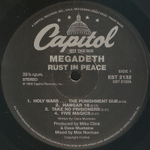 Megadeth / Rust In Peace (Limited Edition)(LP)
