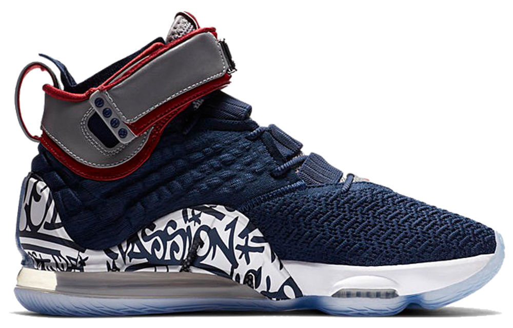 Кроссовки Nike Lebron 17 Fp Ep "Graffiti Cold Blue"