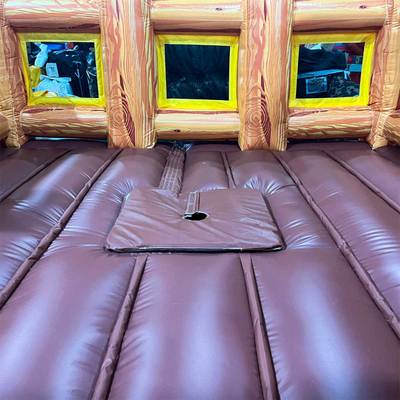 Надувной батут «Лесной Рубеж» для аттракциона Родео, 4*4*2,5 м