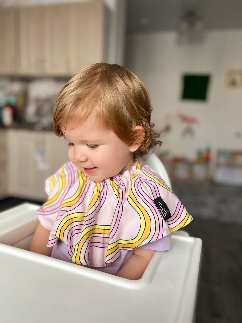 Двусторонний нагрудник Mjölk Радуга