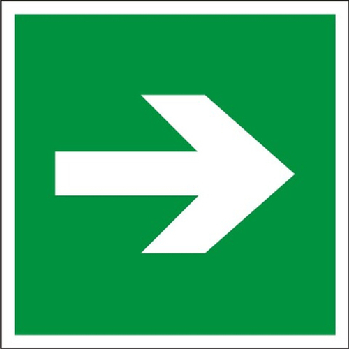 Знак "Направляющая стрелка (эвакуационная)"