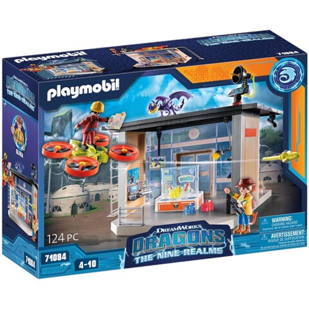 Playmobil - Dragons The Nine Realms Лаборатория ICARIS + маленький дракон + 2 фигурки 71084
