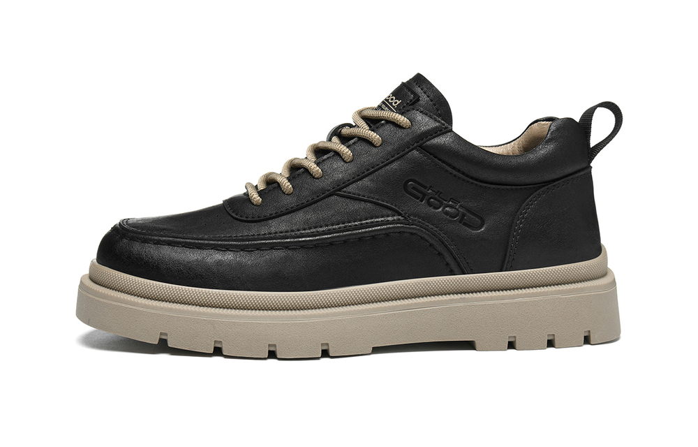 HLA Work Boots Men"s Low top Black/Brown/Dark Orange