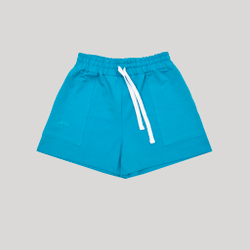 Wide Shorts for Girls Blue Jewel