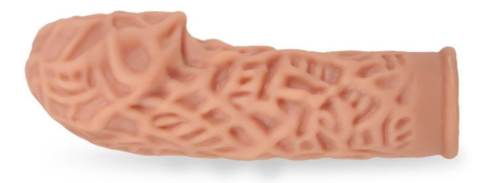 Насадка на фаллос KOKOS Extreme Sleeve 012, рельефная, 14,7 см