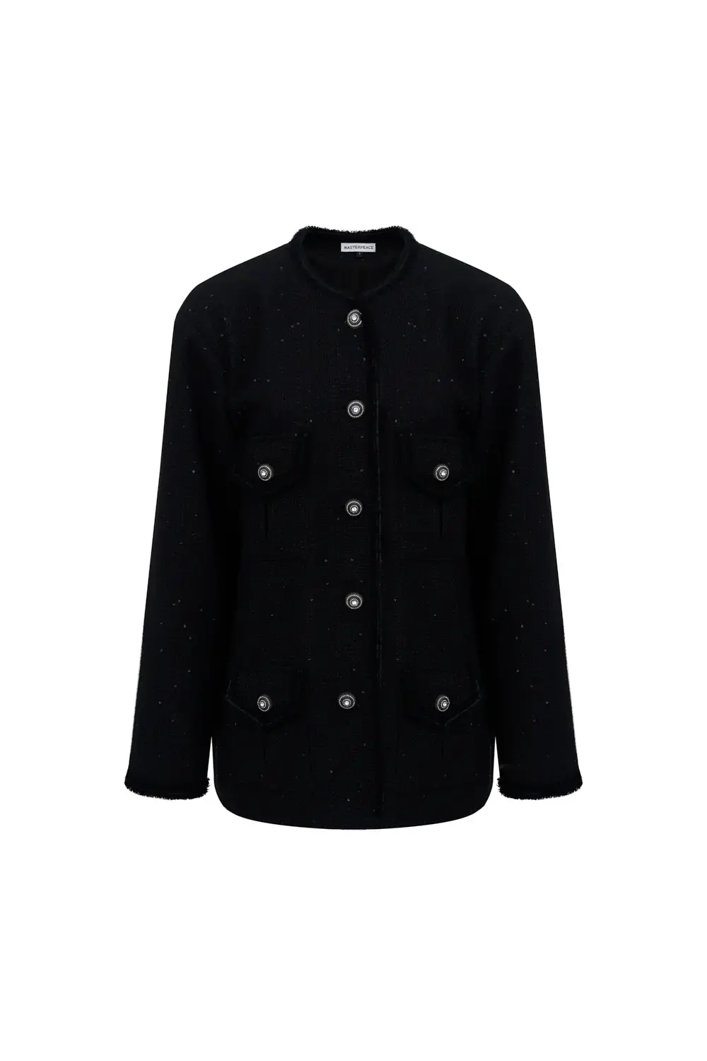 Жакет-тулуп с эффектом мерцания