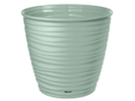 Горшок цветочный Saffron 5,4л с поддоном (светло-зеленый)